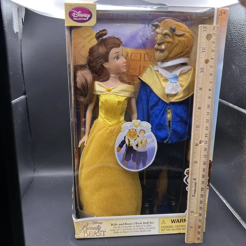 Doll Disney Collection Set Beauty Belle and the Beast European Edition NEW